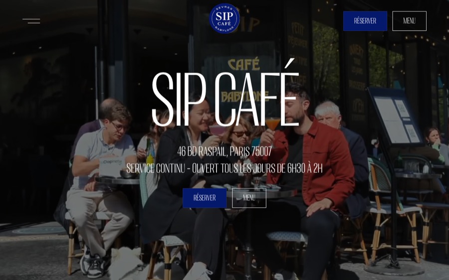 Site du Sip Café Babylone